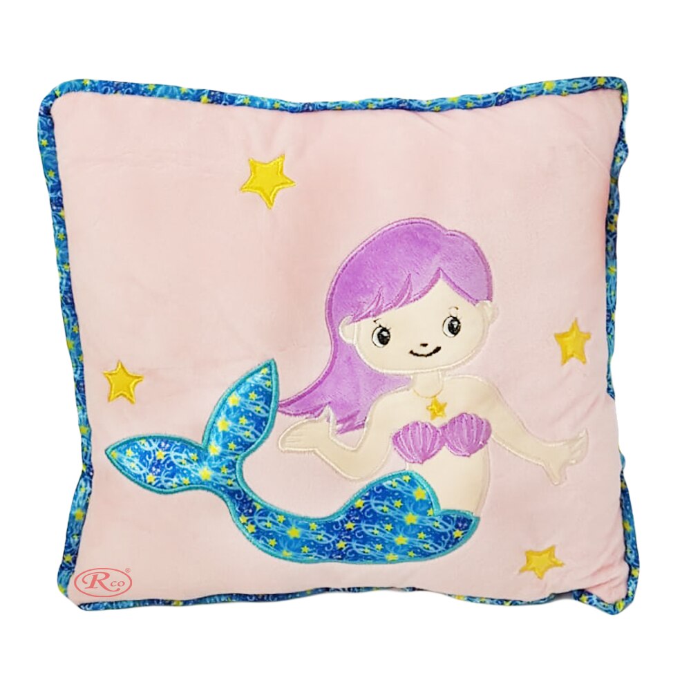 Jucarie din plus tip pernuta cu sirena, Mov, 30cm WJ6138A RCO®