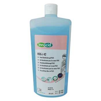 Gel dezinfectant pentru maini si tegumente Innocid HDG-i 42 1litru Gel dezinfectant pentru maini si tegumente Innocid HDG-i 42 1litru