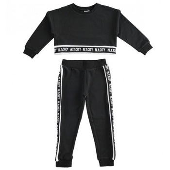 Costume sport fete, Ido, negru cu alb, 14 ani Costume sport fete, Ido, negru cu alb, 14 ani