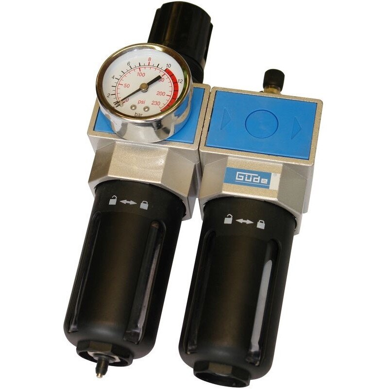 Filtru - Regulator - Uleitoare Guede GUDE41085, 3/8(N)PT, 0-10 bari
