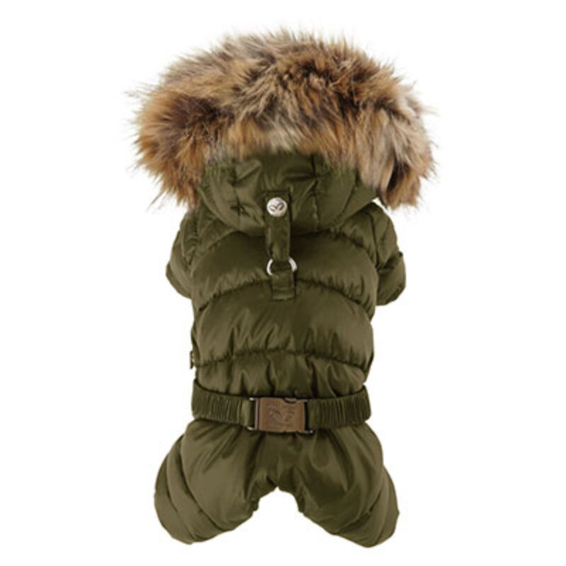 Salopeta caini PUPPY ANGEL Double Padding Overalls PA-OW533, khaki, L