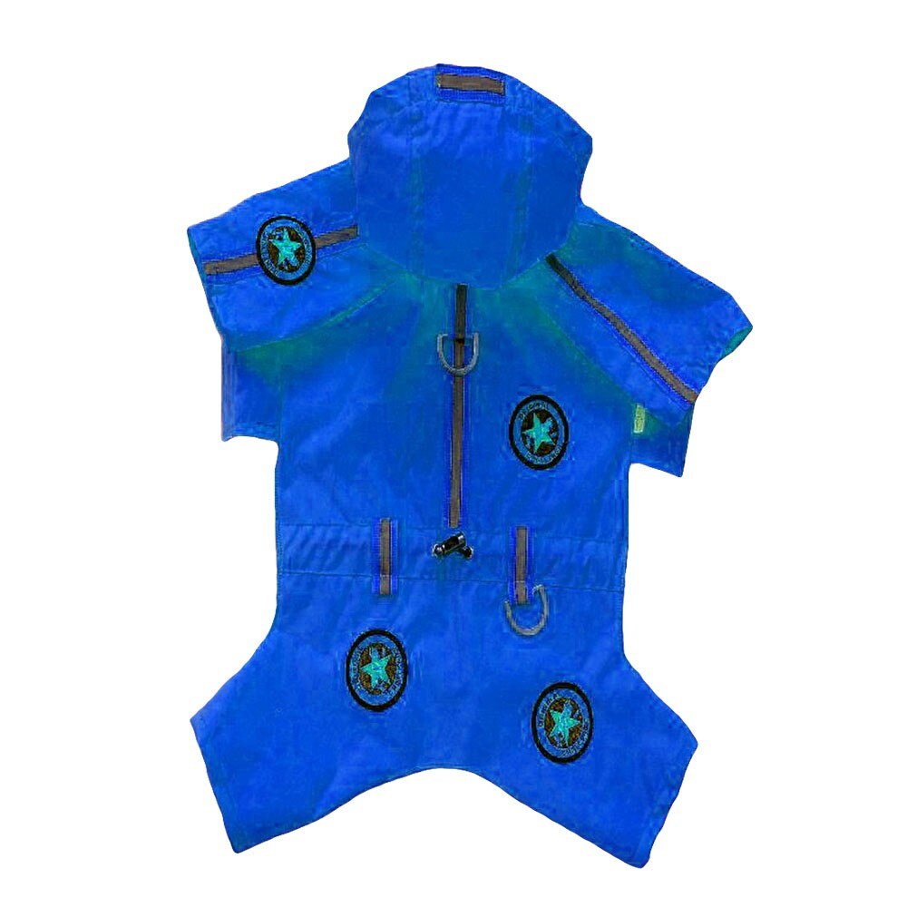 Salopeta de ploaie Meiqi Collection MQ-QZ01A, 56 - 64 cm, Albastru
