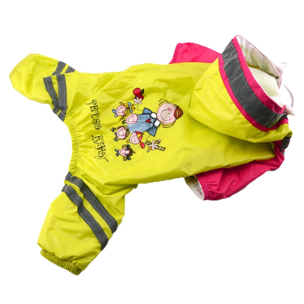 Salopeta de ploaie Meiqi Collection MQ-YY11, 23-25 cm, Galben