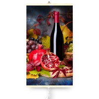Panou electric decorativ de incalzire cu infrarosu TRIO 430W,vibe recolte de toamna,100 x 57 cm