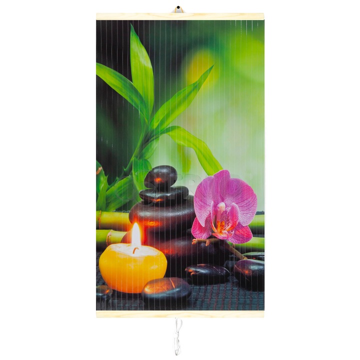 Panou electric decorativ de incalzire cu infrarosu TRIO 430W,vibe aroma terapie,100 x 57 cm
