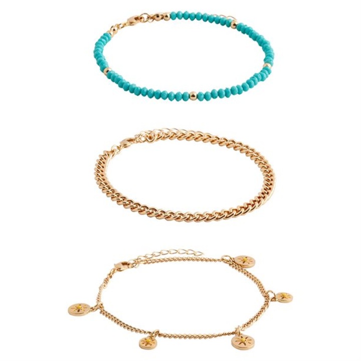 Lucia arany színű bokalánc szett