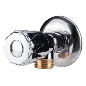 Robinet Coltar cu Cartus Ceramic Diamond EvoSanitary, diametru intrare - iesire de 1/2'' - 1/2'' Robinet Coltar cu Cartus Ceramic Diamond EvoSanitary, diametru intrare - iesire de 1/2'' - 1/2''