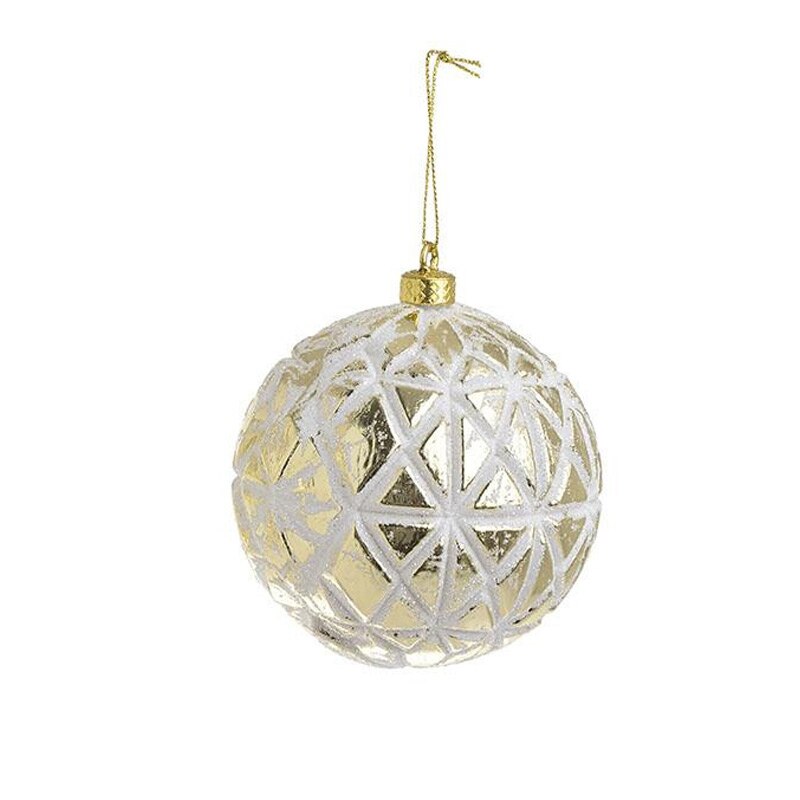 Globulet de pom White Stripes, Plastic, Charisma, D8