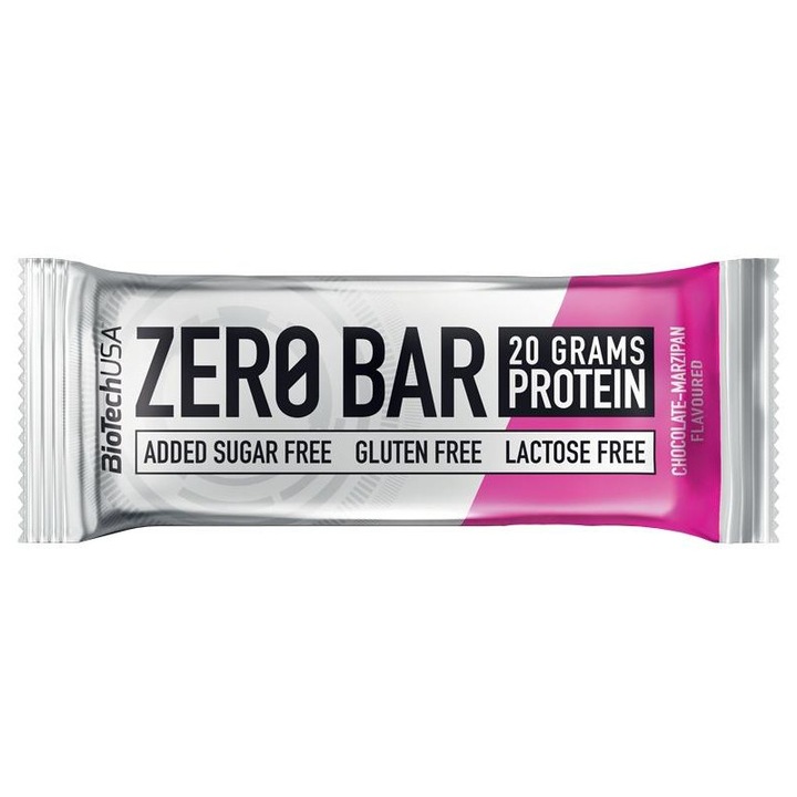 Biotech USA - Chocolate-marzipan Zero Bar fehérje szelet 50 g