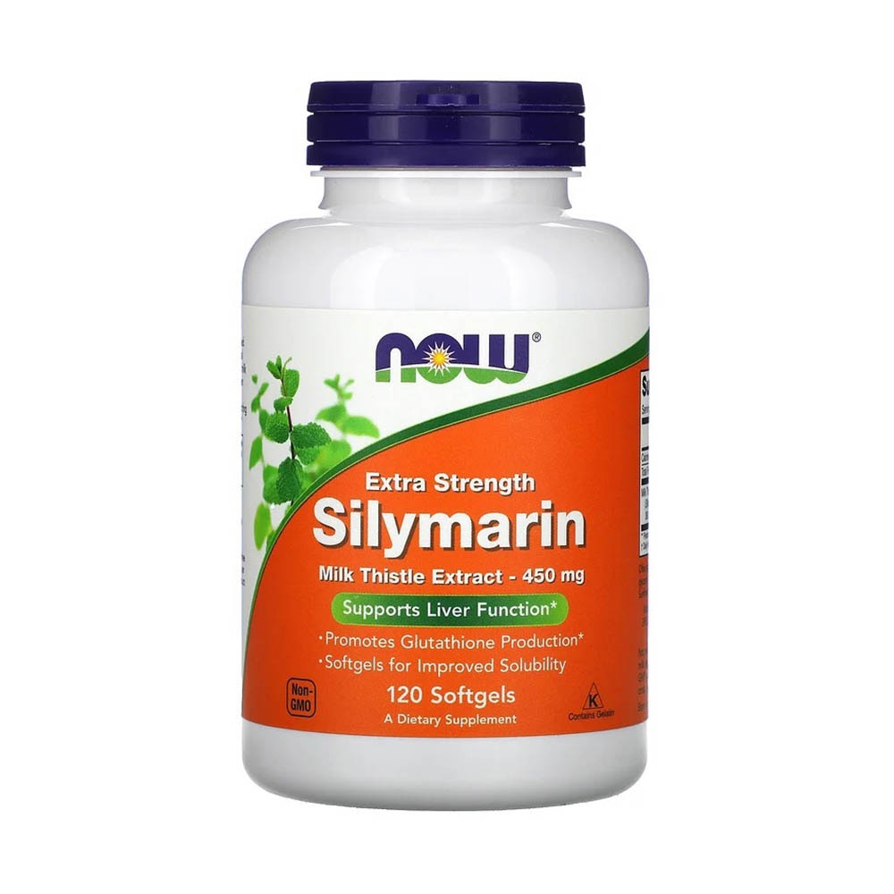 Силимарин бял трън 450 mg, Now Foods, 120 меки капсули - eMAG.bg