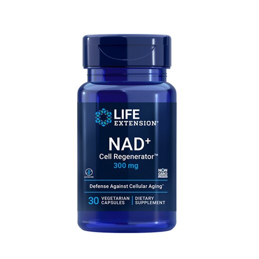 Complex pentru Metabolism si Regenerare Celulara, Life Extension NAD+ Cell Regenerator™ (300 mg) - 30 capsule (30 doze)