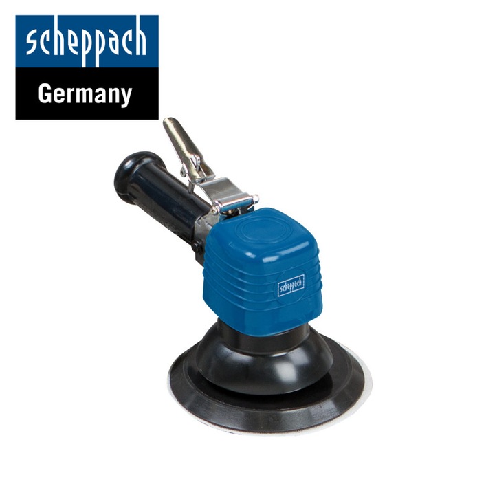 Комплект пневматичен ексцентършлайф с двойно действие Scheppach, 6" - 150 мм