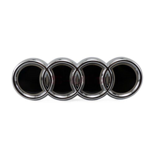 Emblema haion LED rosu pentru Audi, 18cm x 5,8cm, universala
