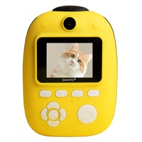 Aparat foto digital instant pentru copii, Lentile Duble, Imprimare Instant, Inregistrare Video, Focalizare Automata, Functie Selfie, 1080P HD, 18MP, 2.0 inch, Smartic®, galben