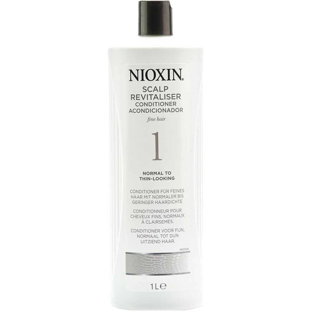 Balsam Nioxin System 1 revitalizant pentru scalp si par normal spre subtire Unisex 1000 ml