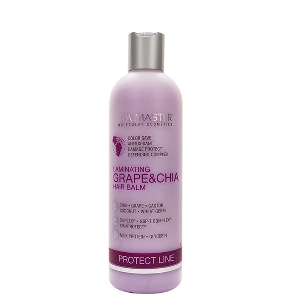 Balsam laminant pentru protectia parului cu struguri si chia Spa Master 330ml