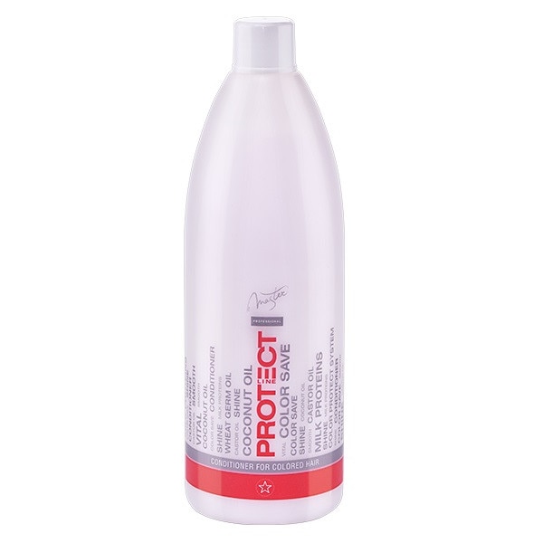 Balsam pentru protectia parului cu ulei de ricin, cocos, germeni de grau si proteine din lapte Spa Master 970ml