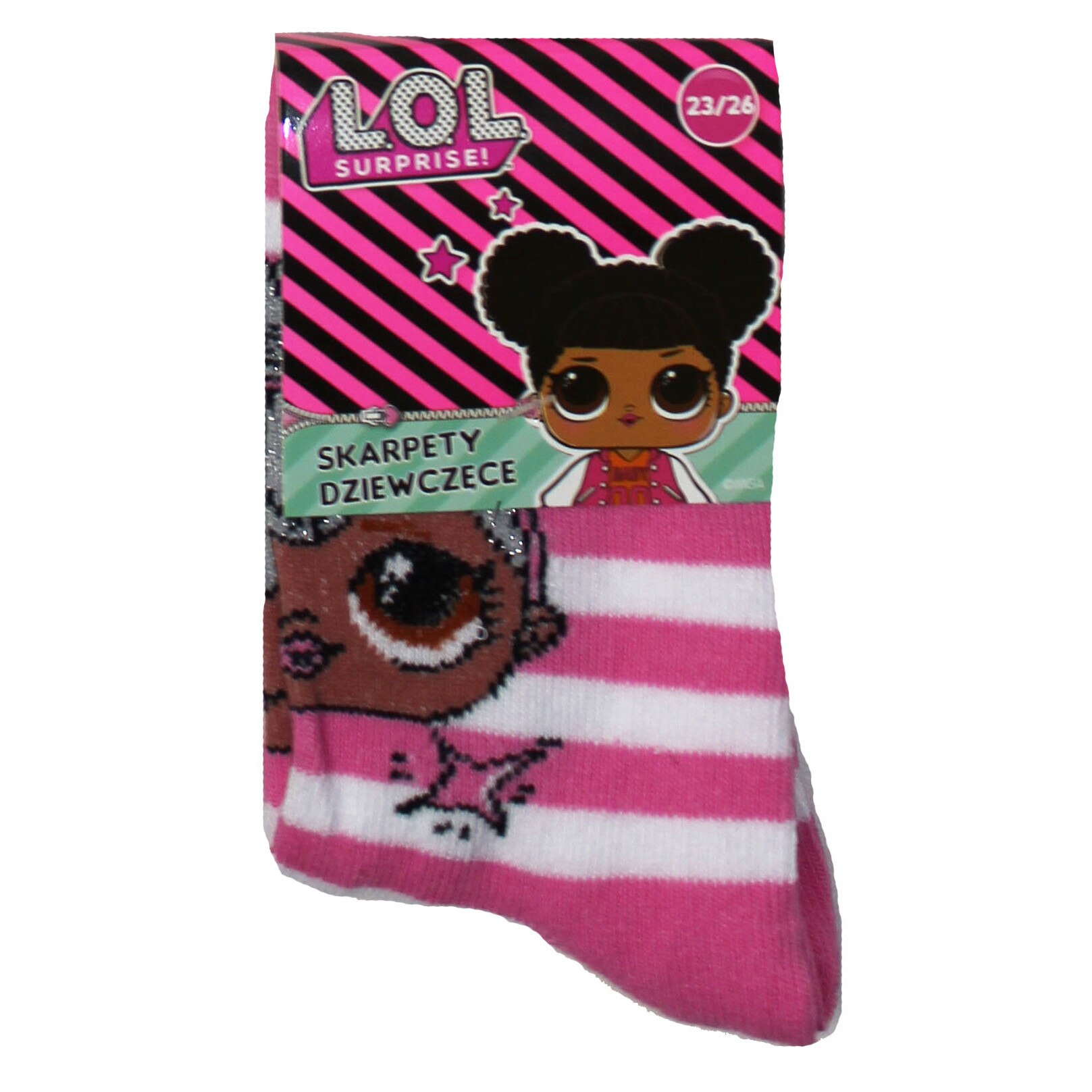 Sosete, Glitter on, roz