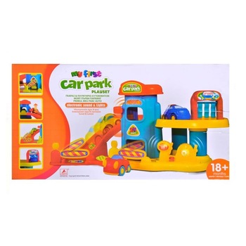 Parcare cu 3 masinute cu functie luminoasa si sonora, FUN RIDE, +18 luni Parcare cu 3 masinute cu functie luminoasa si sonora, FUN RIDE, +18 luni