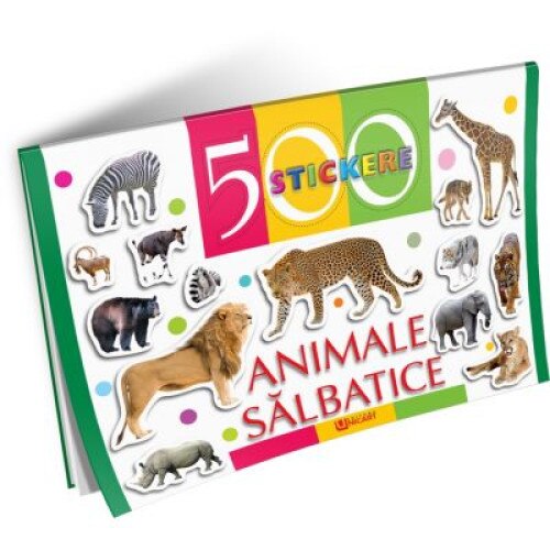 500 stickere - animale salbatice