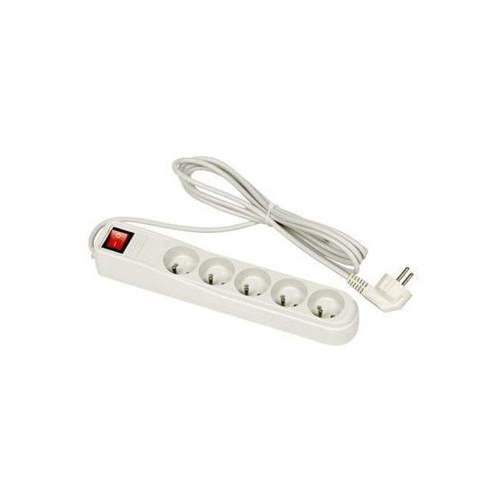 Prelungitor electric MAKALON lungime 3 m cu intrerupator 5 prize