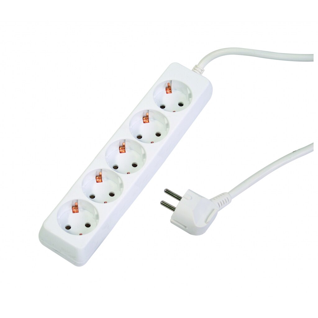 Prelungitor electric MAKALON lungime 3 m fara intrerupator 5 prize