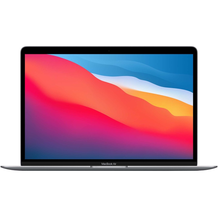 Лаптоп Apple 13.3" MacBook Air, Apple M1 чип, 8-ядра CPU и 7-ядра GPU, 16GB, 512GB, Space Grey