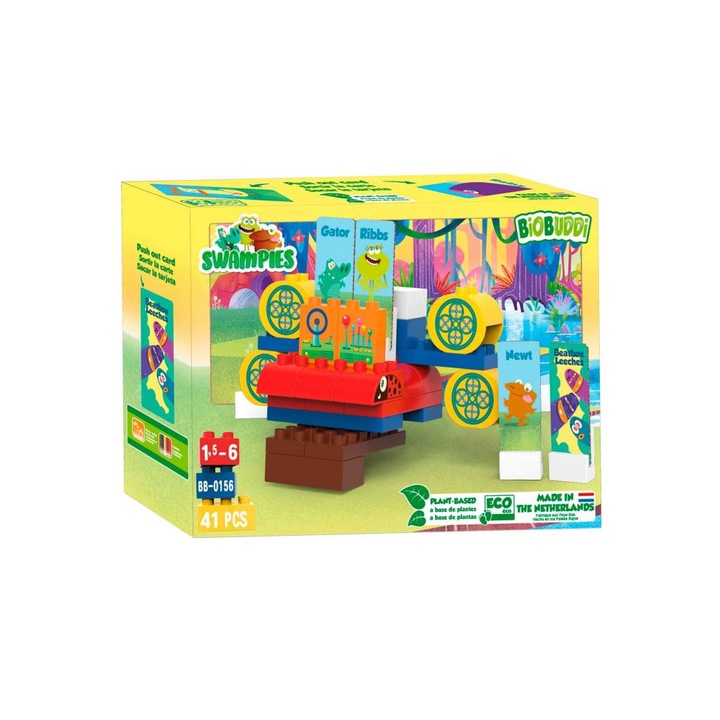 Set de blocuri de construit, BioBuddi, Swampies - Nava spatiala