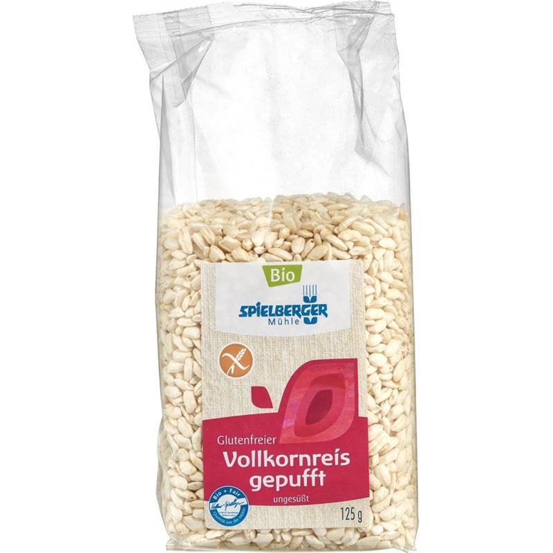 Orez Integral Expandat Fara Gluten Bio 125 grame Spielberger