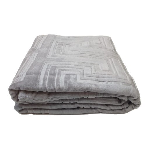 Patura embosata, 180x200cm, Mink, Gri 514