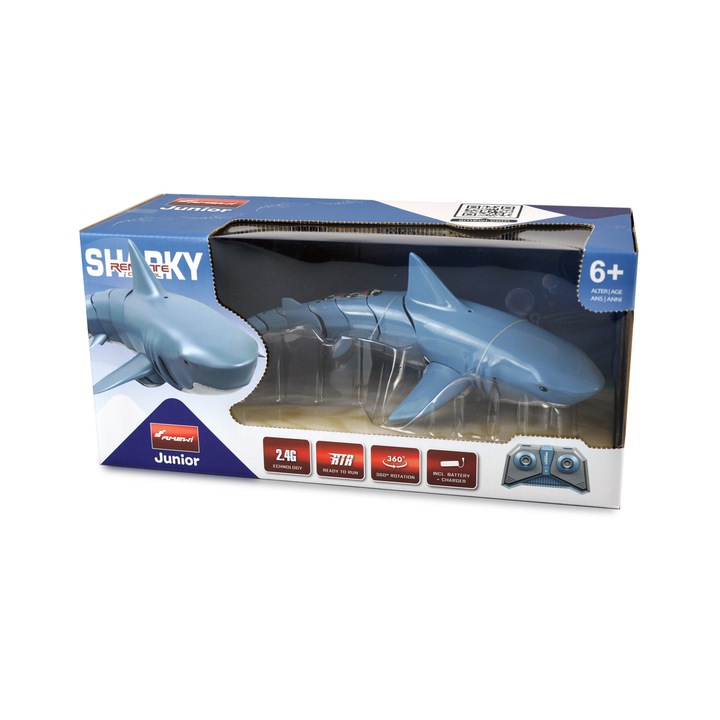 RC акула с дистанционно управление Amewi, 4 канала, 340 мм, 2.4 GHz