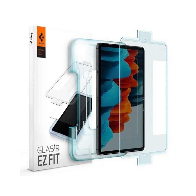 Folie Premium Originala Spigen Glass Tr Ez Fit Samsung Galaxy Tab S7 11inch, Model T870 / T875, Transparenta