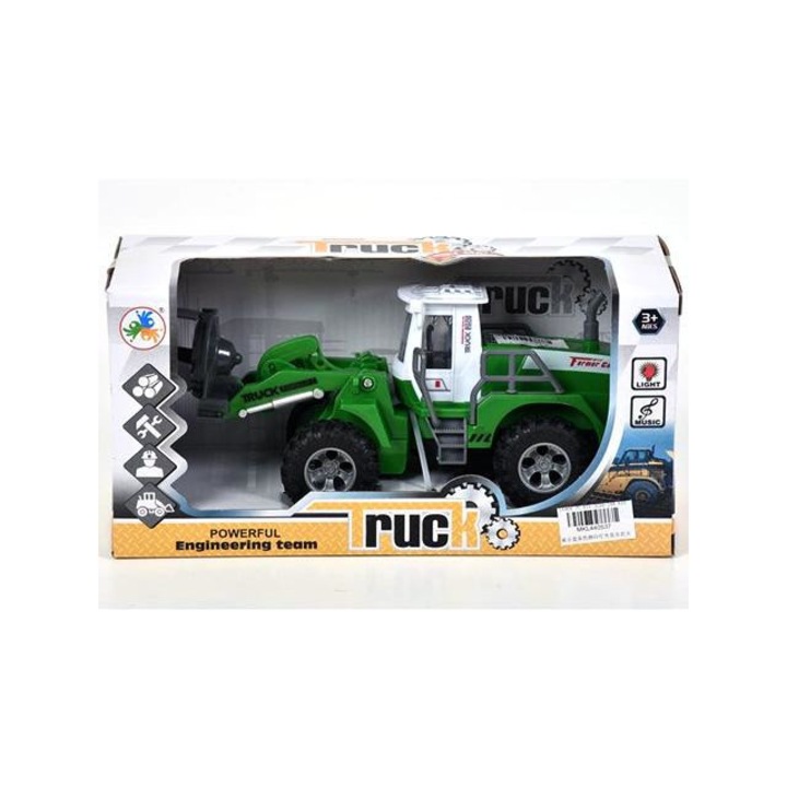 Magic Toys 405378 Truck: Erdészeti munkagép, fénnyel és hanggal 20cm