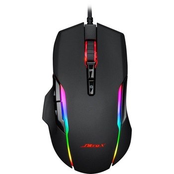 Mouse gaming GT-200 negru iluminare RGB Mouse gaming GT-200 negru iluminare RGB