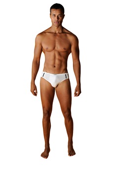 Slip Clasic barbati, Model 6, Tuareg, Alb Slip Clasic barbati, Model 6, Tuareg, Alb