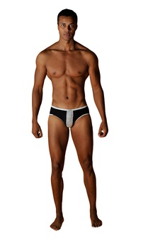 Slip Clasic barbati, Model 5, Tuareg, Negru/Alb Slip Clasic barbati, Model 5, Tuareg, Negru/Alb