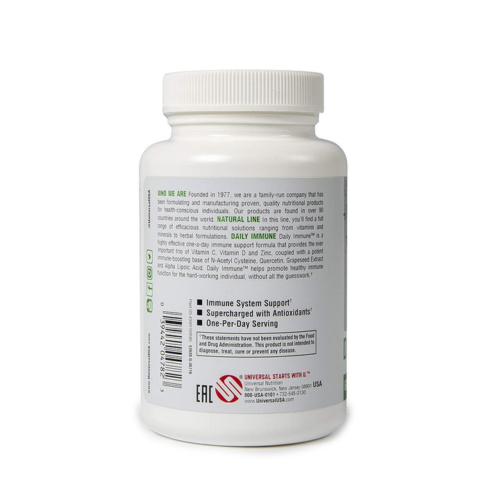 Supliment Alimentar, Universal, Daily Immune, 60 Tablete