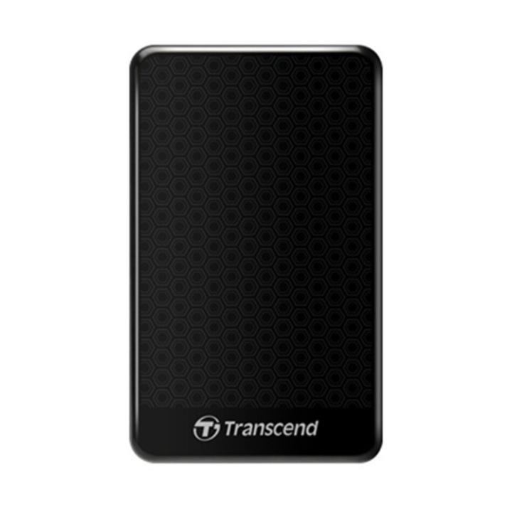 Transcend StoreJet A3K Külső HDD, 1TB, 2.5", USB 3.0, Fekete