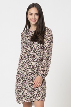 Marc O'Polo, Rochie lejera cu imprimeu floral, Lila, Al prafuit, verde inchis Marc O'Polo, Rochie lejera cu imprimeu floral, Lila, Al prafuit, verde inchis