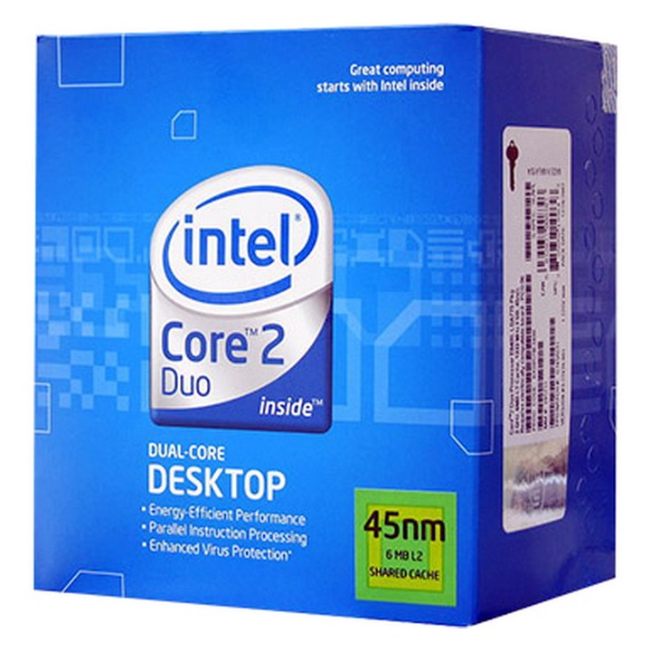 Intel Core2 Duo E8400 45nm processzor Dual Core 3GHz, 1333 MHz FSB LGA775