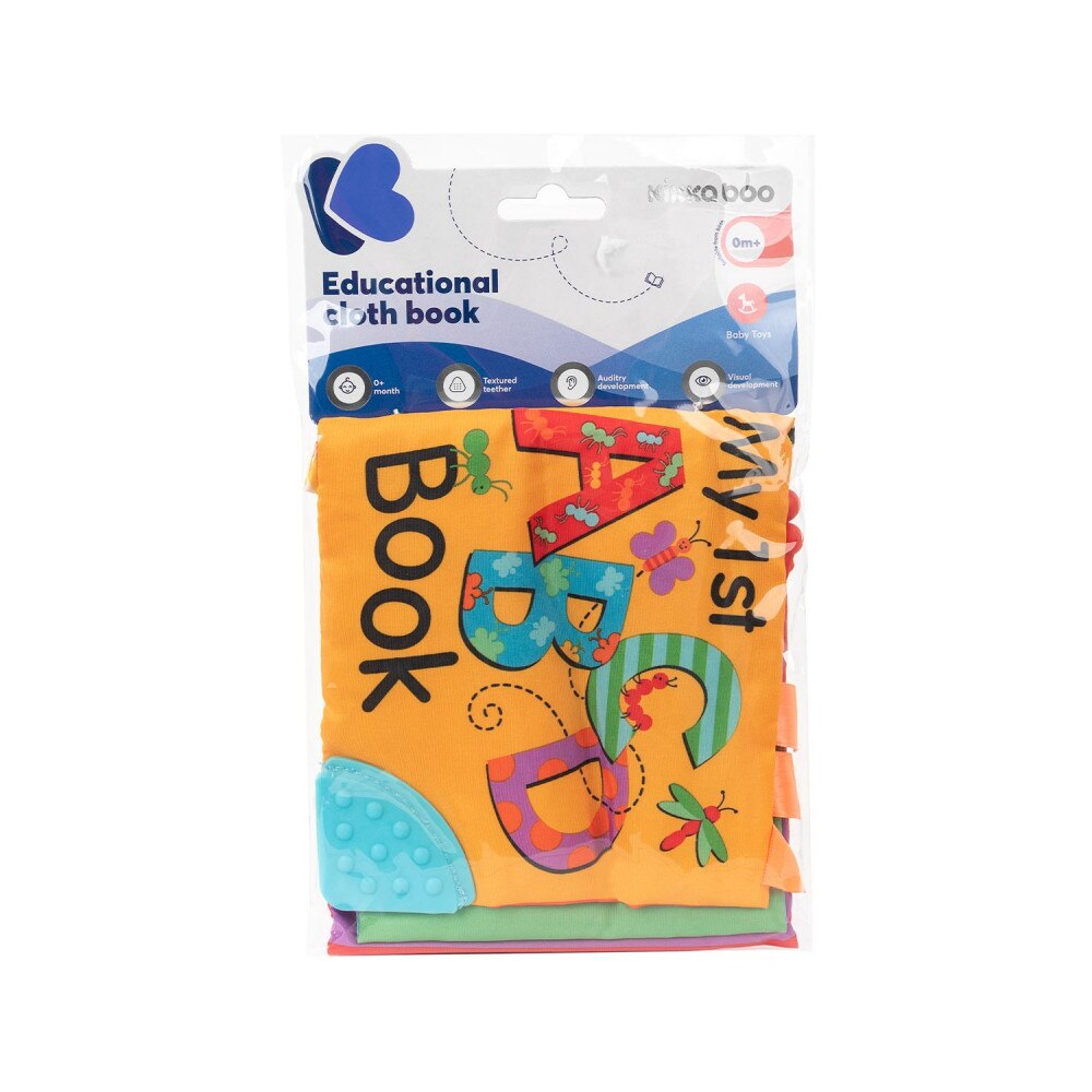 Carte educativa cu jucarie dentitie KikkaBoo ABC