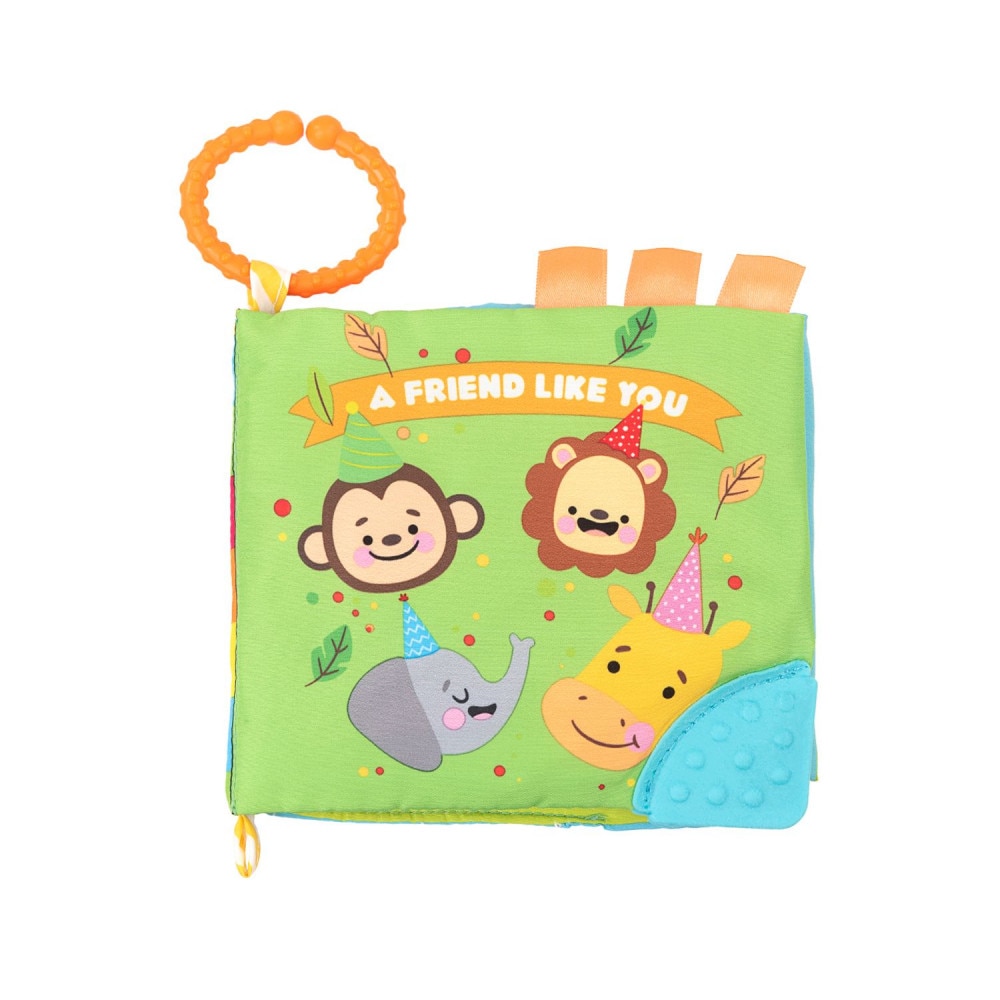 Carte educativa cu jucarie dentitie KikkaBoo Friend like you