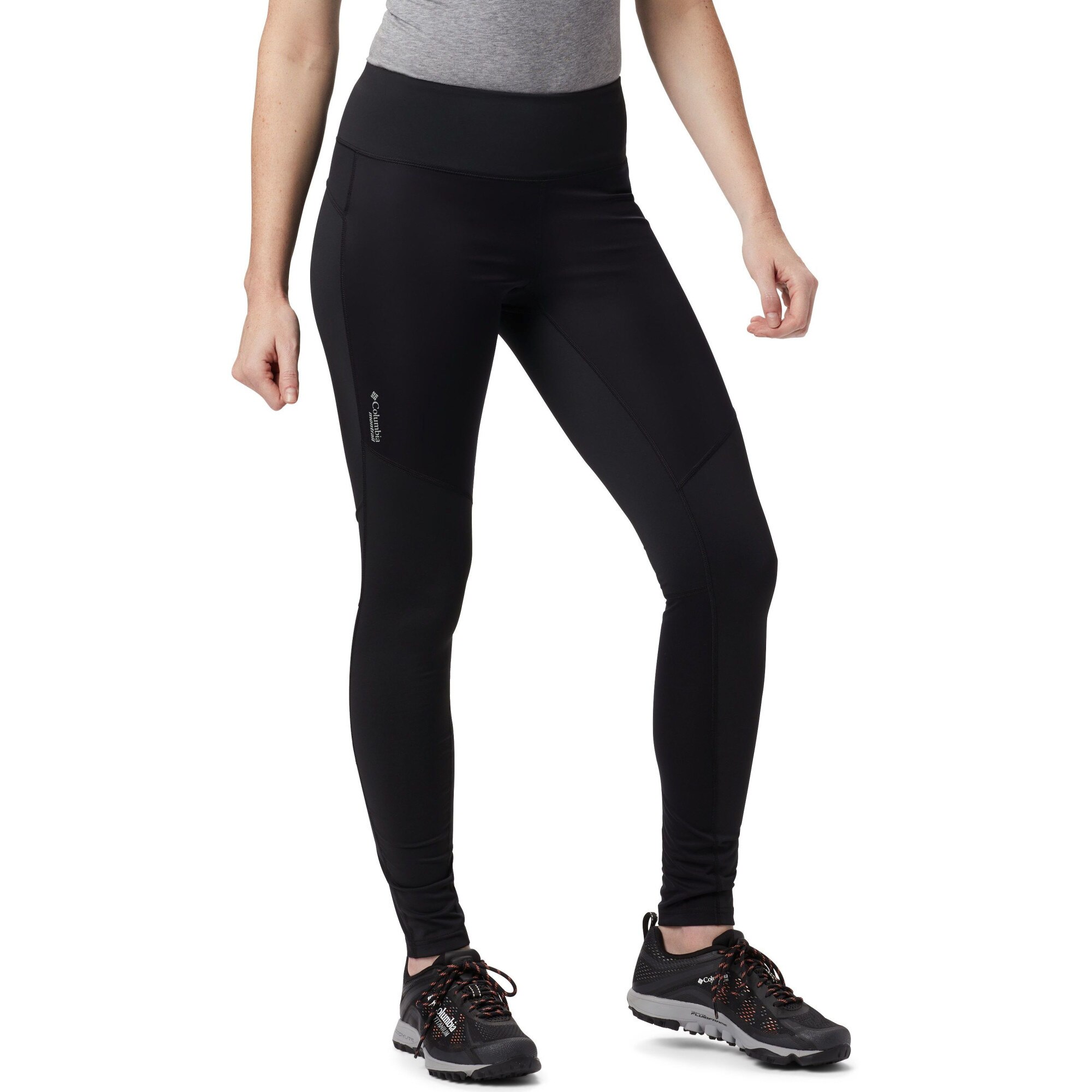 Pantaloni sport dama, Columbia Titan Wind Block II Tight, Negru