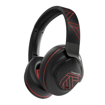 Casti Audio PowerLocus Active Noise Cancelling Bluetooth - Rosu Casti Audio PowerLocus Active Noise Cancelling Bluetooth - Rosu