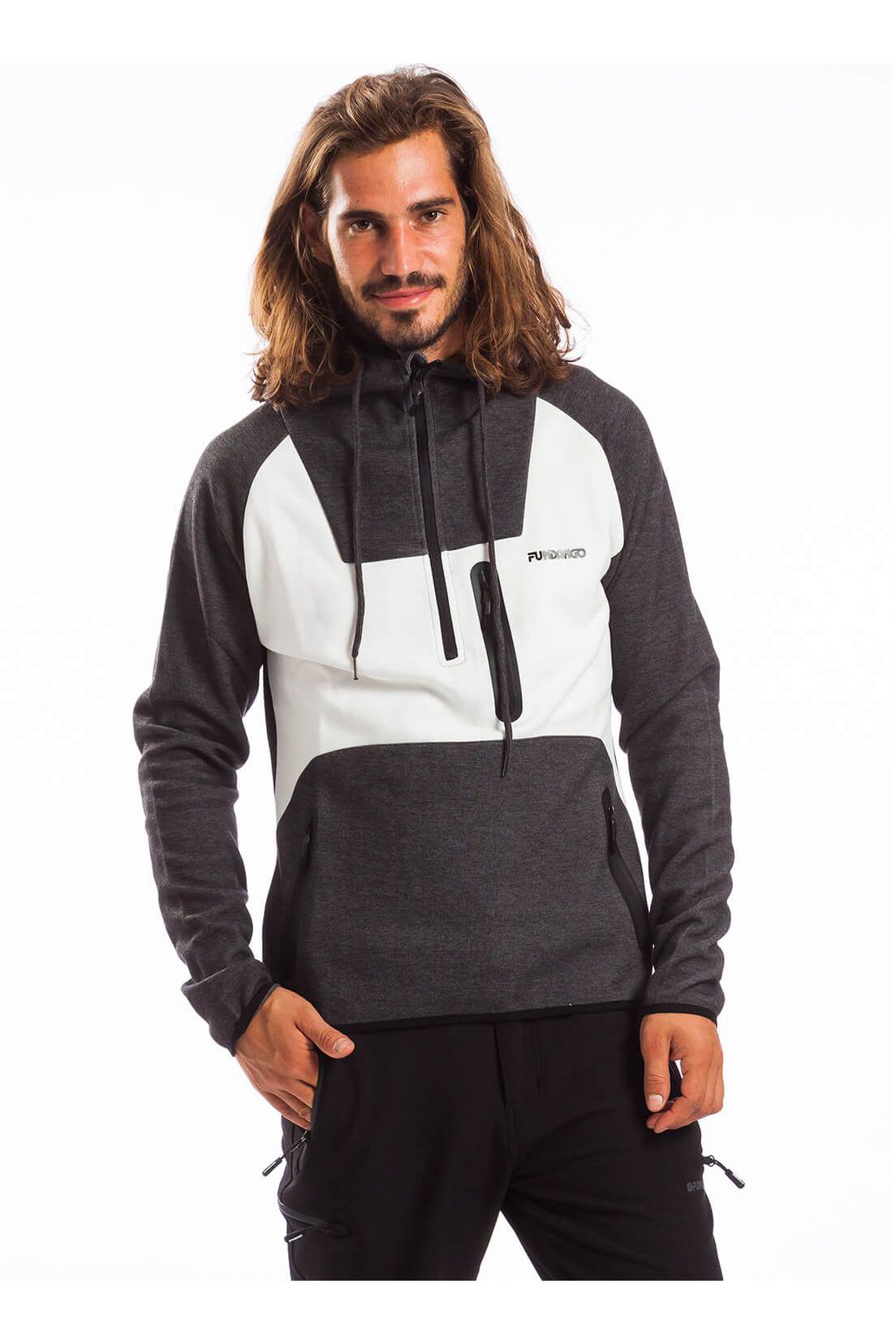 Hanorac, Fundango Marco, Gri/Alb, S