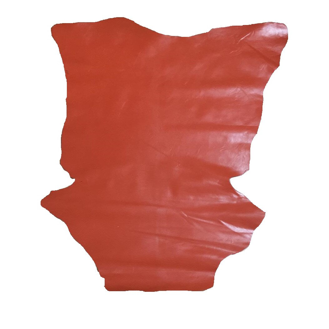 Piele capra, captuseala portocaliu, 0,6-0,8 mm