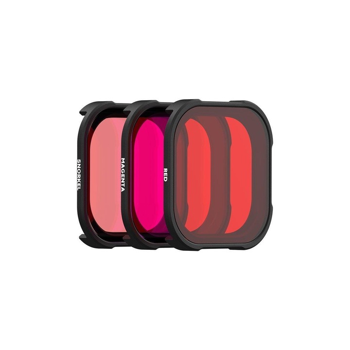 Set Filtre Polarpro Divemaster pentru Gopro Hero 9, 3 Bucati, Black