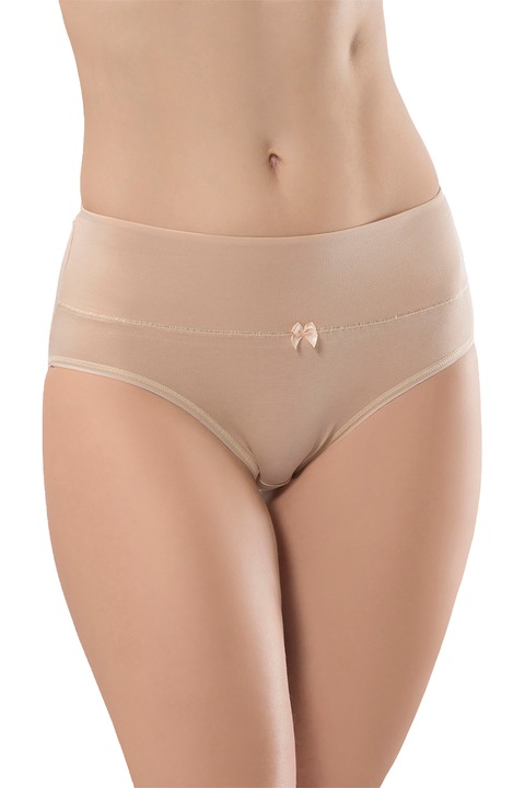 Дамски класически комплект гащички-2 чифта с висока талия Turen, Бежов