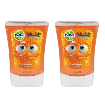 Set 2 Rezerve Sapun Dettol Kids Grepfruit 2 x 250 ml, DT-3139242 Set 2 Rezerve Sapun Dettol Kids Grepfruit 2 x 250 ml, DT-3139242