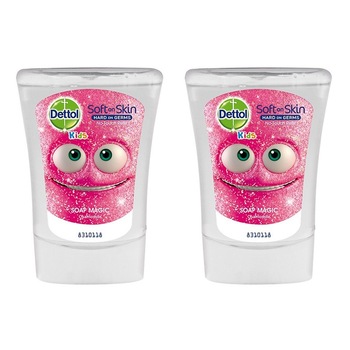 Set 2 Rezerve Sapun Dettol Kids Musetel 2 x 250 ml, DT-3139241 Set 2 Rezerve Sapun Dettol Kids Musetel 2 x 250 ml, DT-3139241